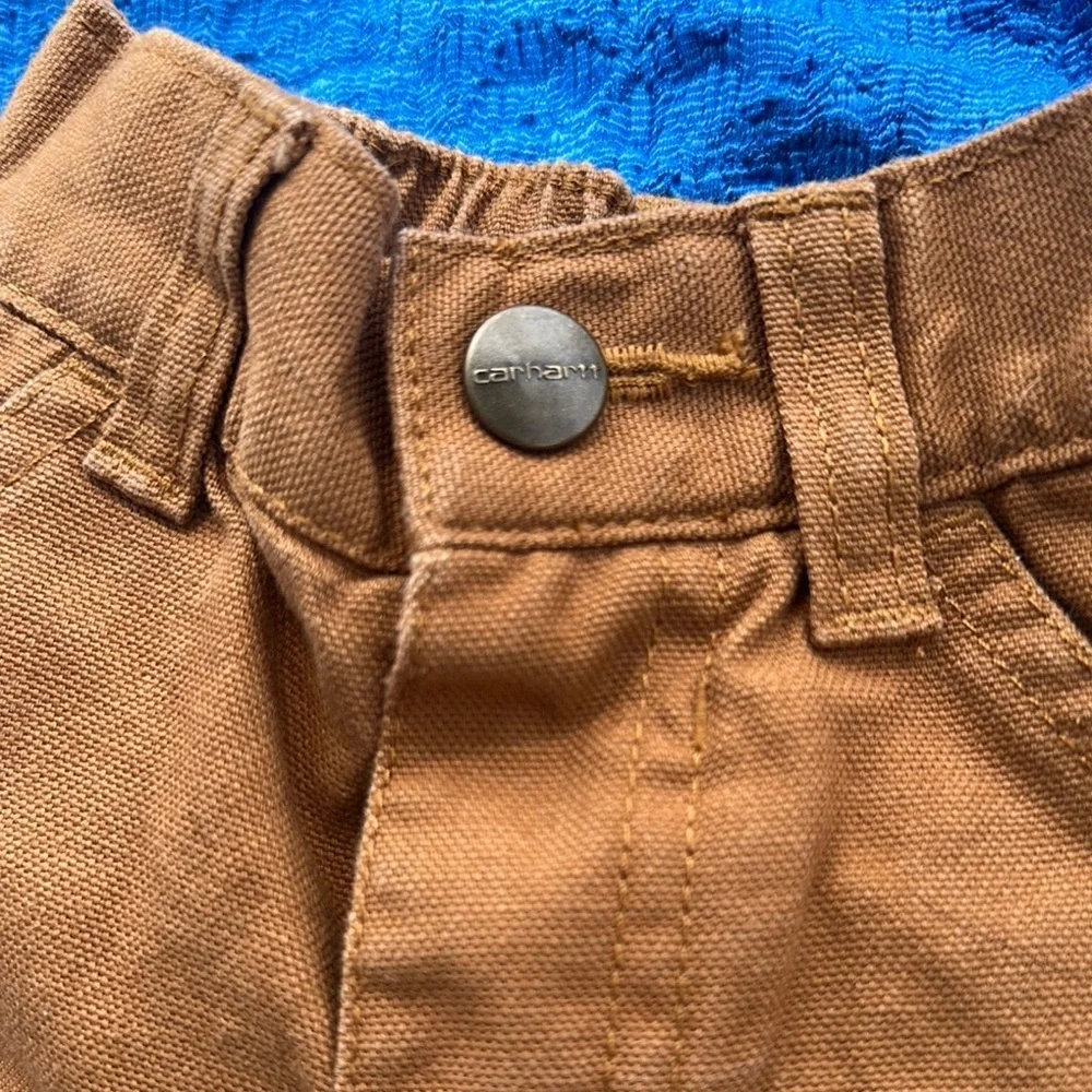 Carhartt Brown Casual Bottoms with Elastic Waistband